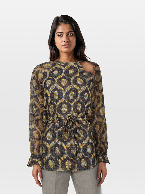 Isabel Marant Silk Mini Wrap Top