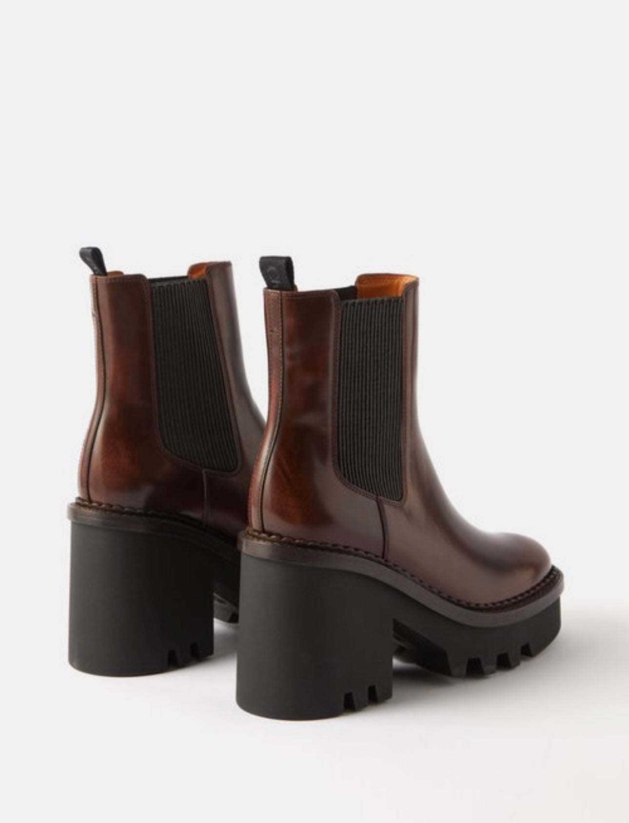 CHLOÉ owena leather chelsea boots