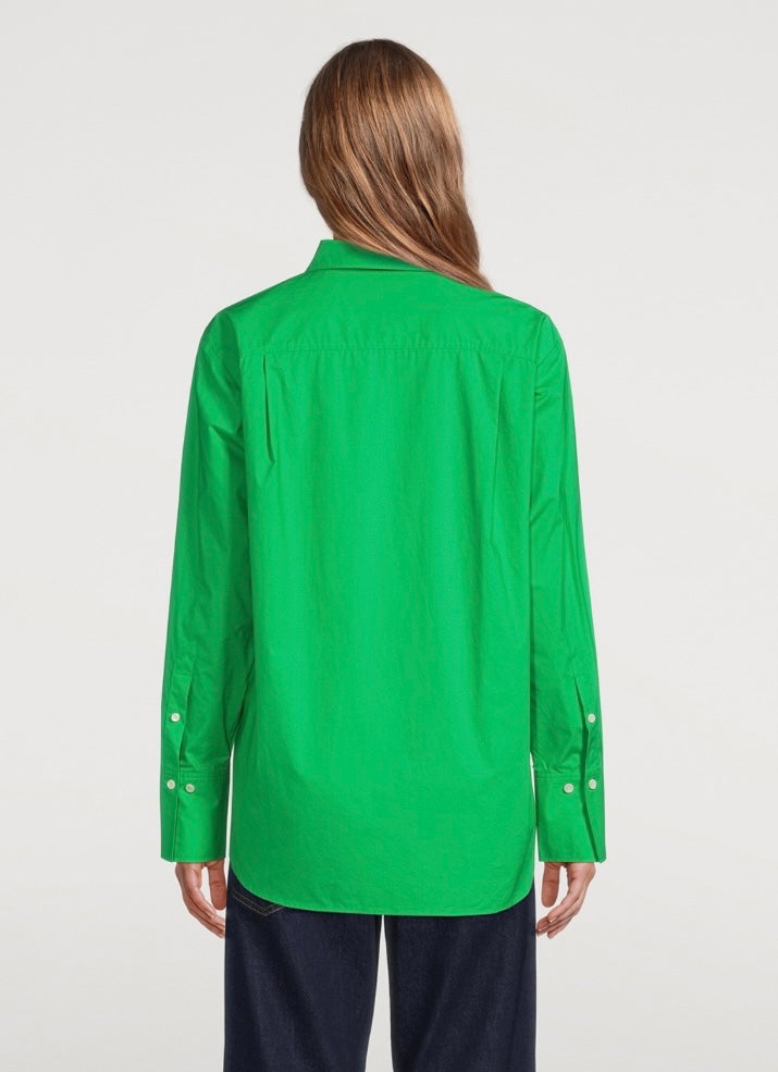 FRAME - oversized poplin button-up shirt