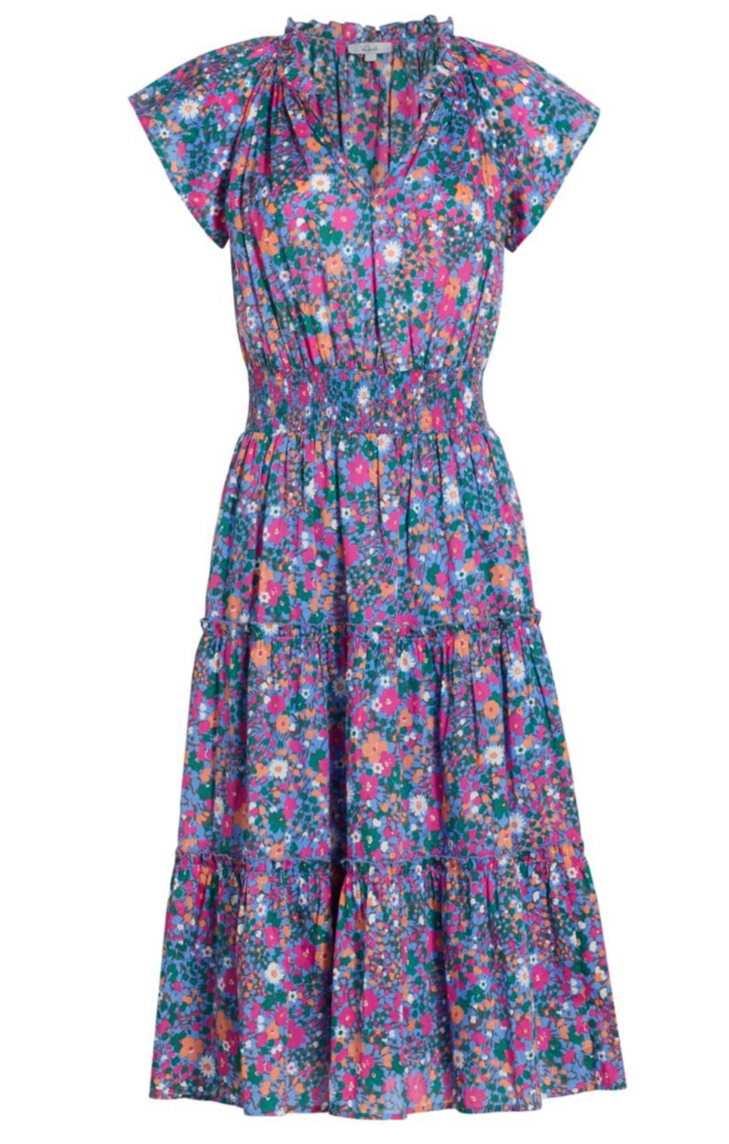 RAILS
Amellia Floral Print Smocked Waist Dress