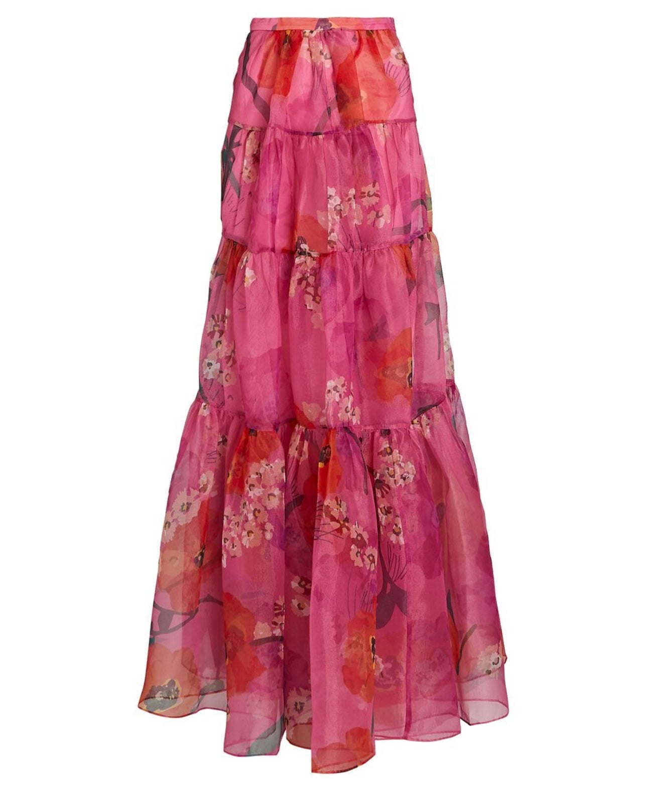 STAUD
Dragon tiered organza skirt