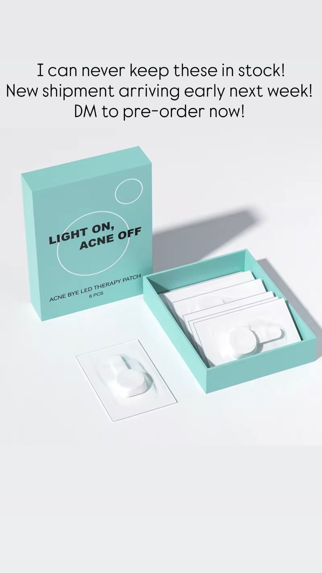 PREORDER: Acne Bye LED Therapy Patch