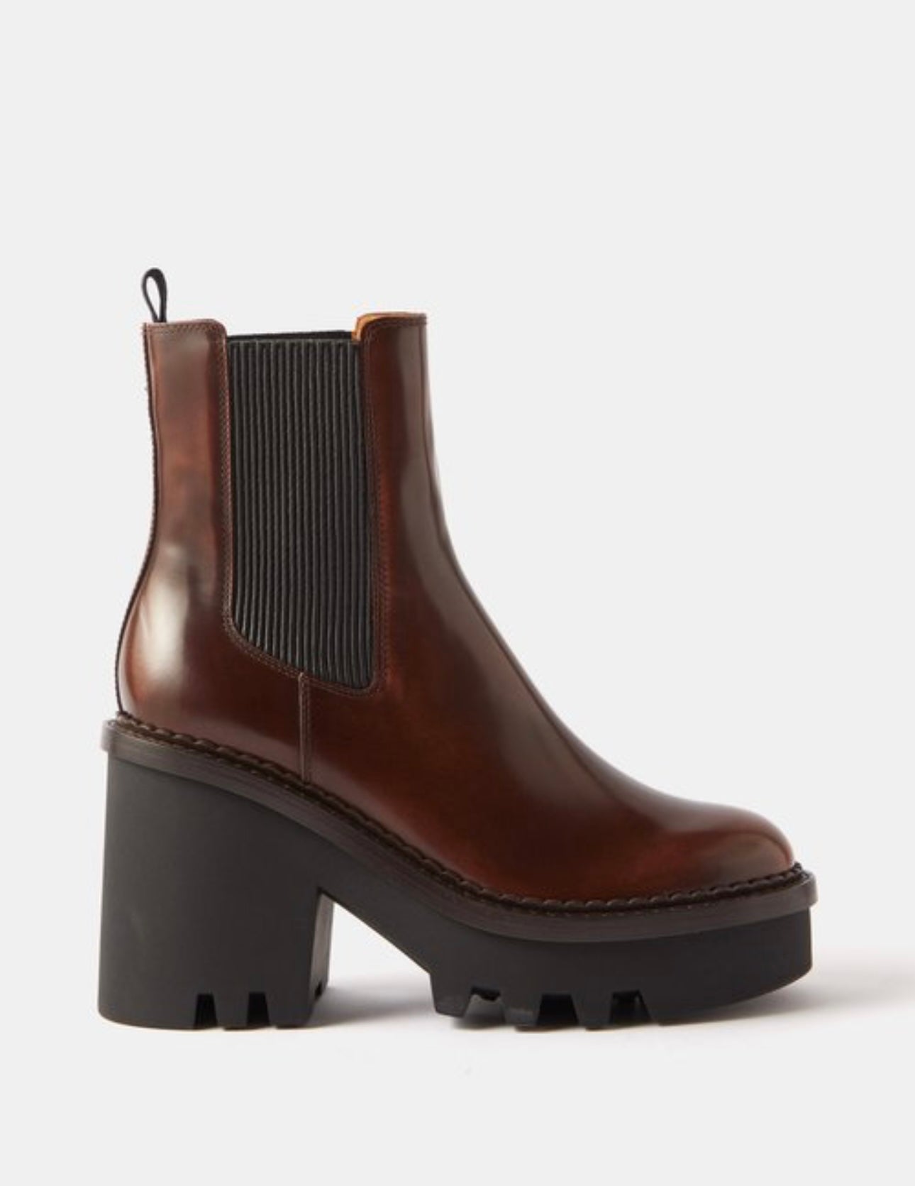 CHLOÉ owena leather chelsea boots