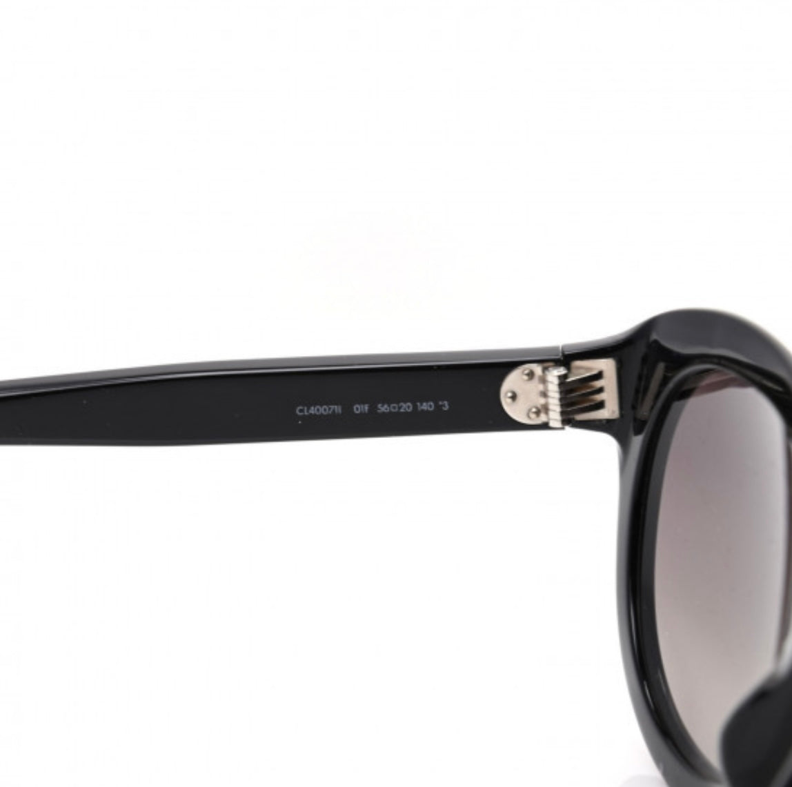 CELINE
Acetate Round Sunglasses CL400711 Black