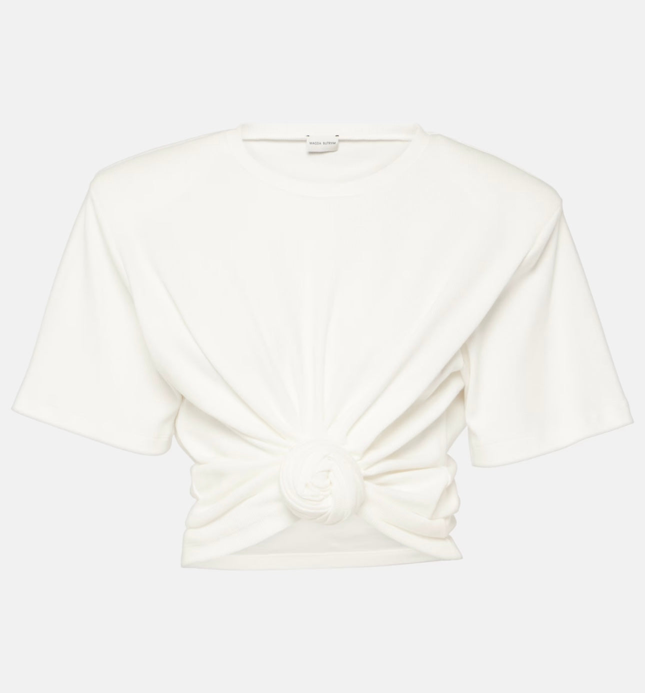 MAGDA BUTRYM
Cropped cotton-blend T-shirt