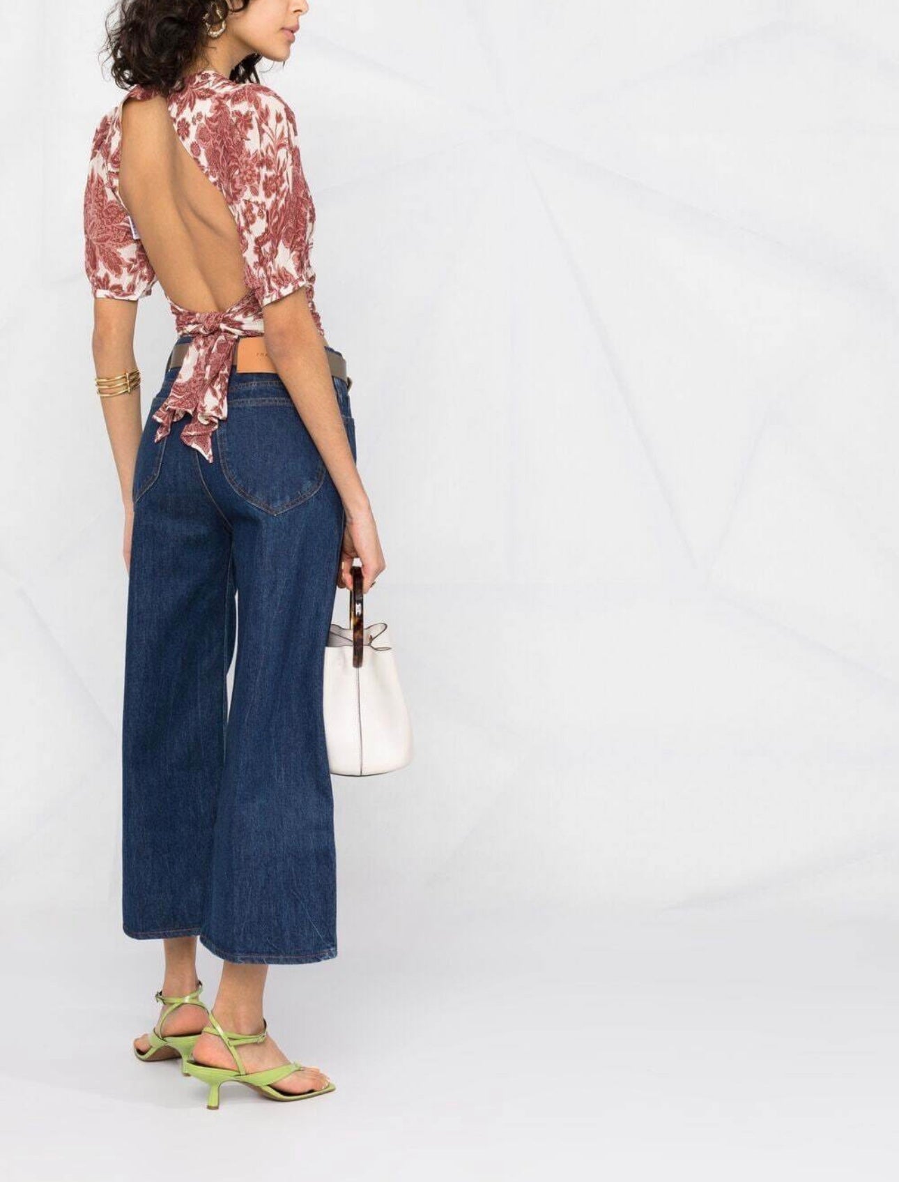 BA&SH 
Wink Floral-Print Blouse - Neutrals