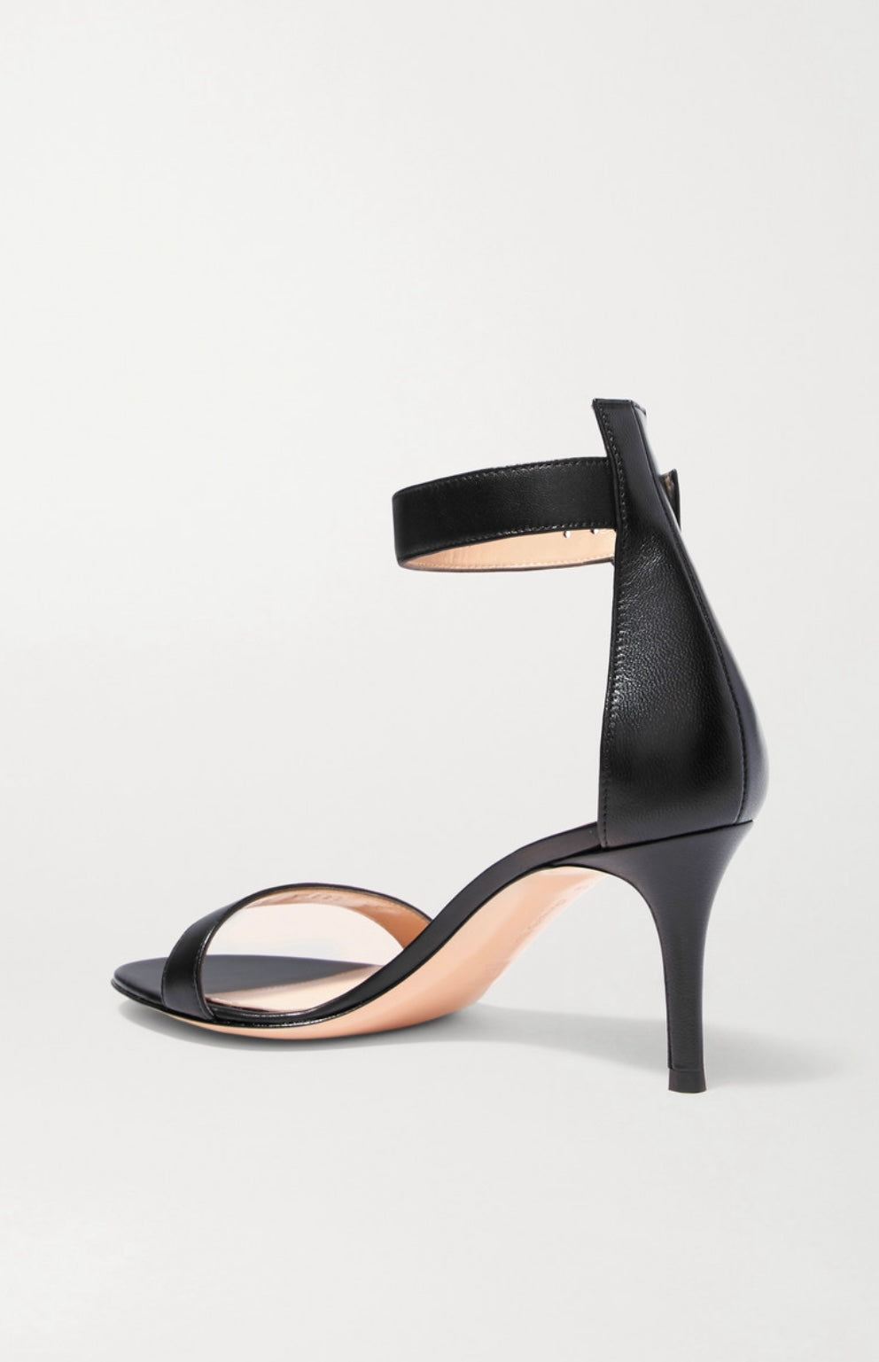 GIANVITO ROSSI LEATHER PORTOFINO HEELS