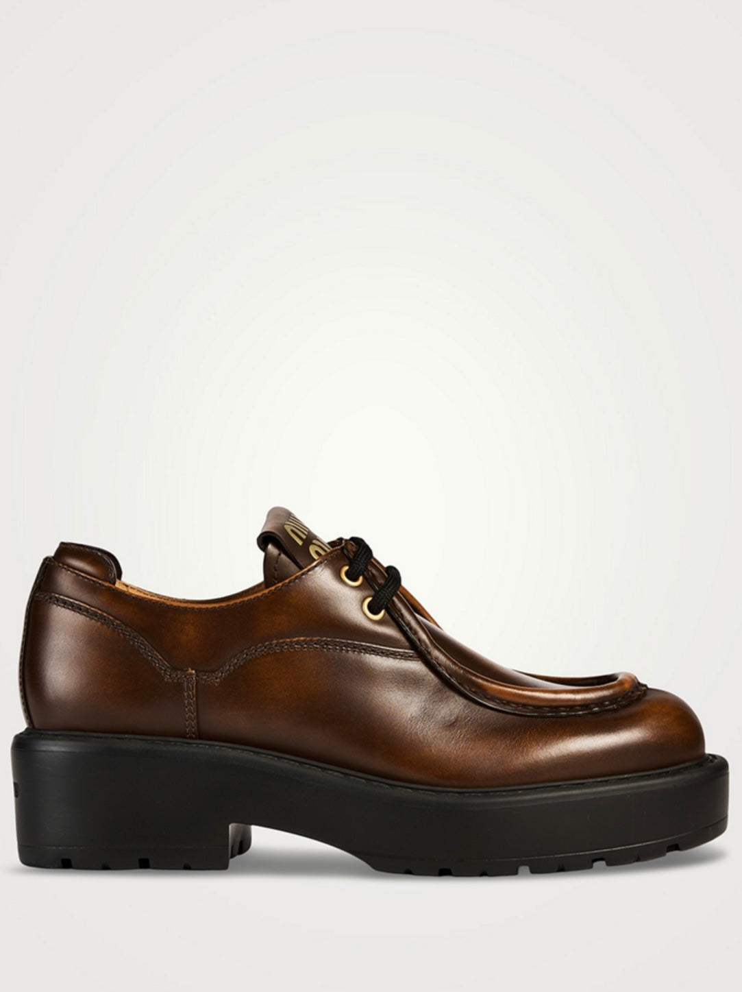 MIU MIU
Leather Lug-Sole Wallabies