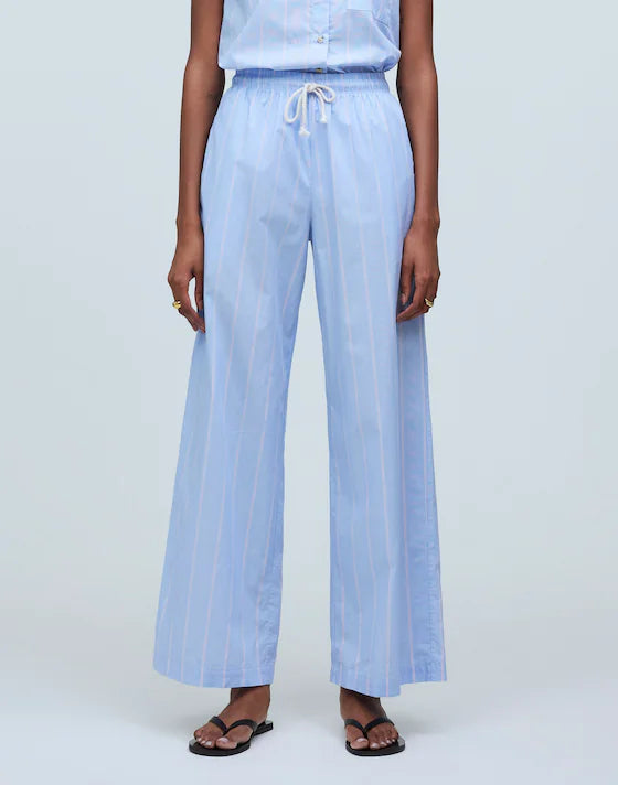 DONNI light blue pink stripe pants