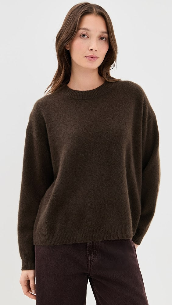 FRAME BROWN CASHMERE SWEATER