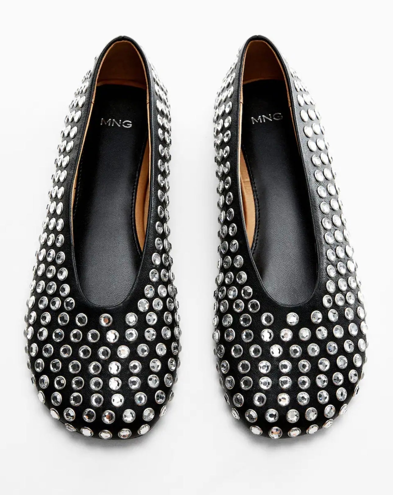 MANGO Rhinestone ballerina