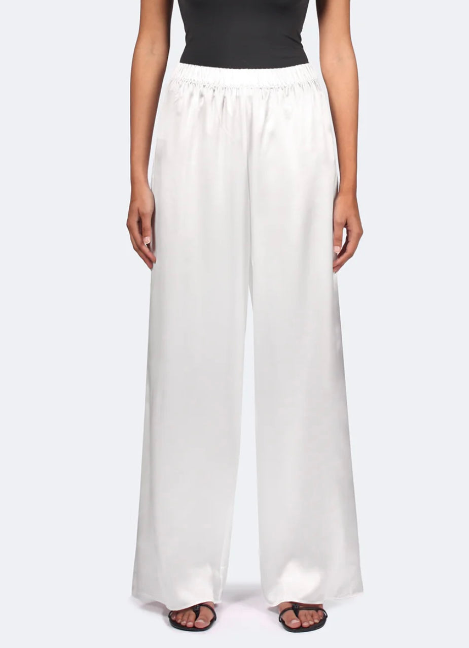 NAMESAKE - STUDIO ESSENTIAL - CROPPED SHORT SLEEVE BLOUSE & PANTS - SNOW