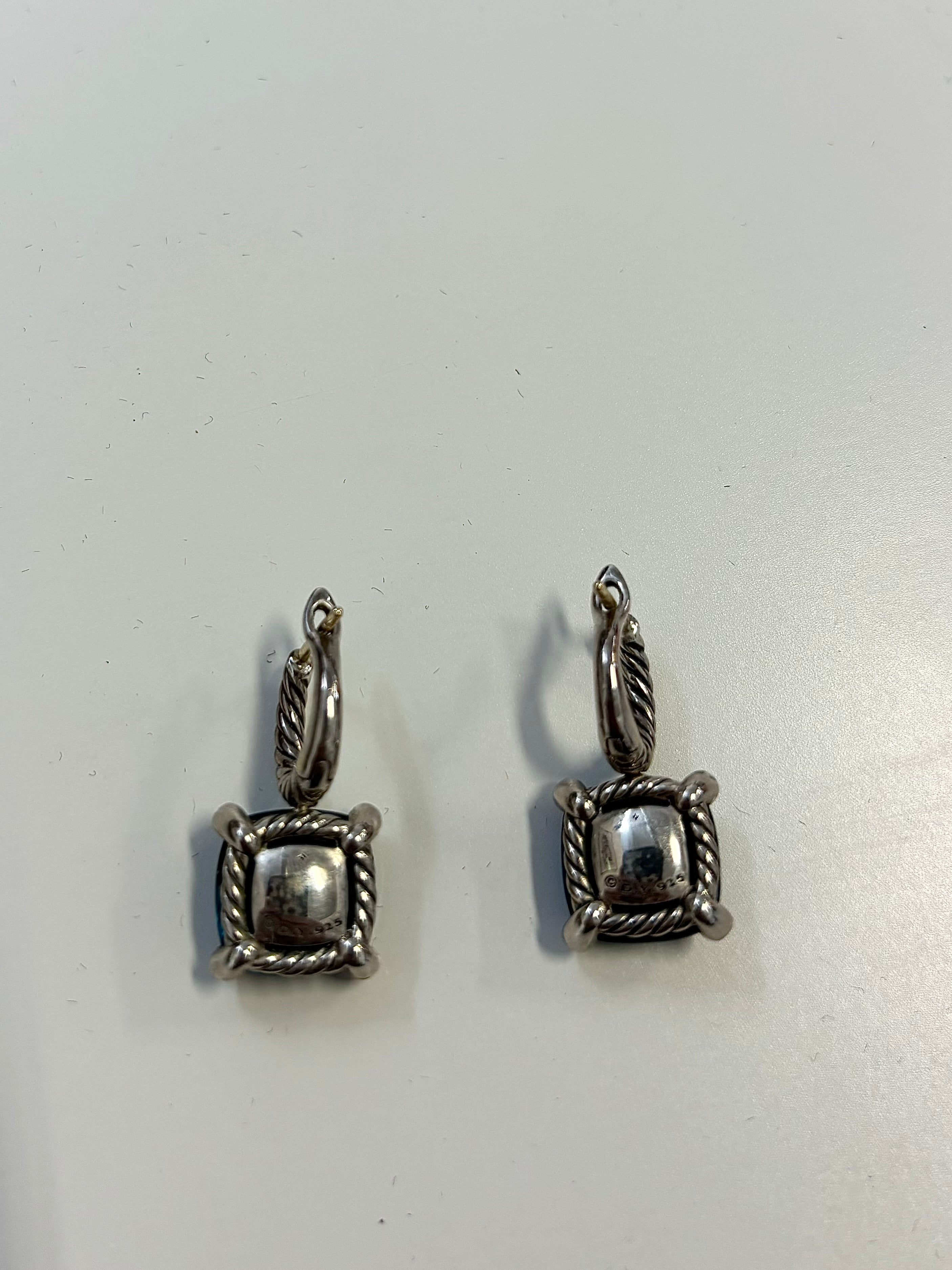 David Yurman Blue Topaz Earrings