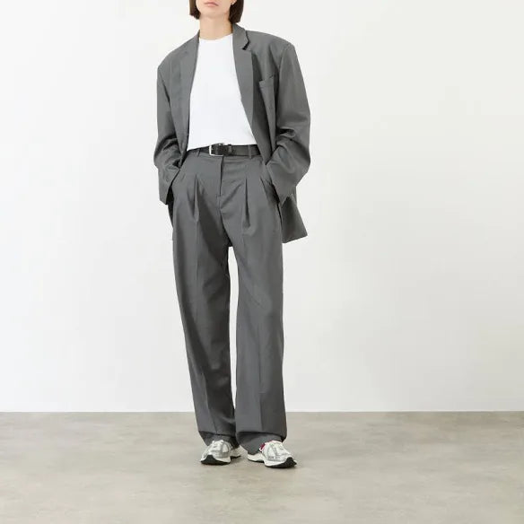 THE FRANKIE SHOP grey dress pants