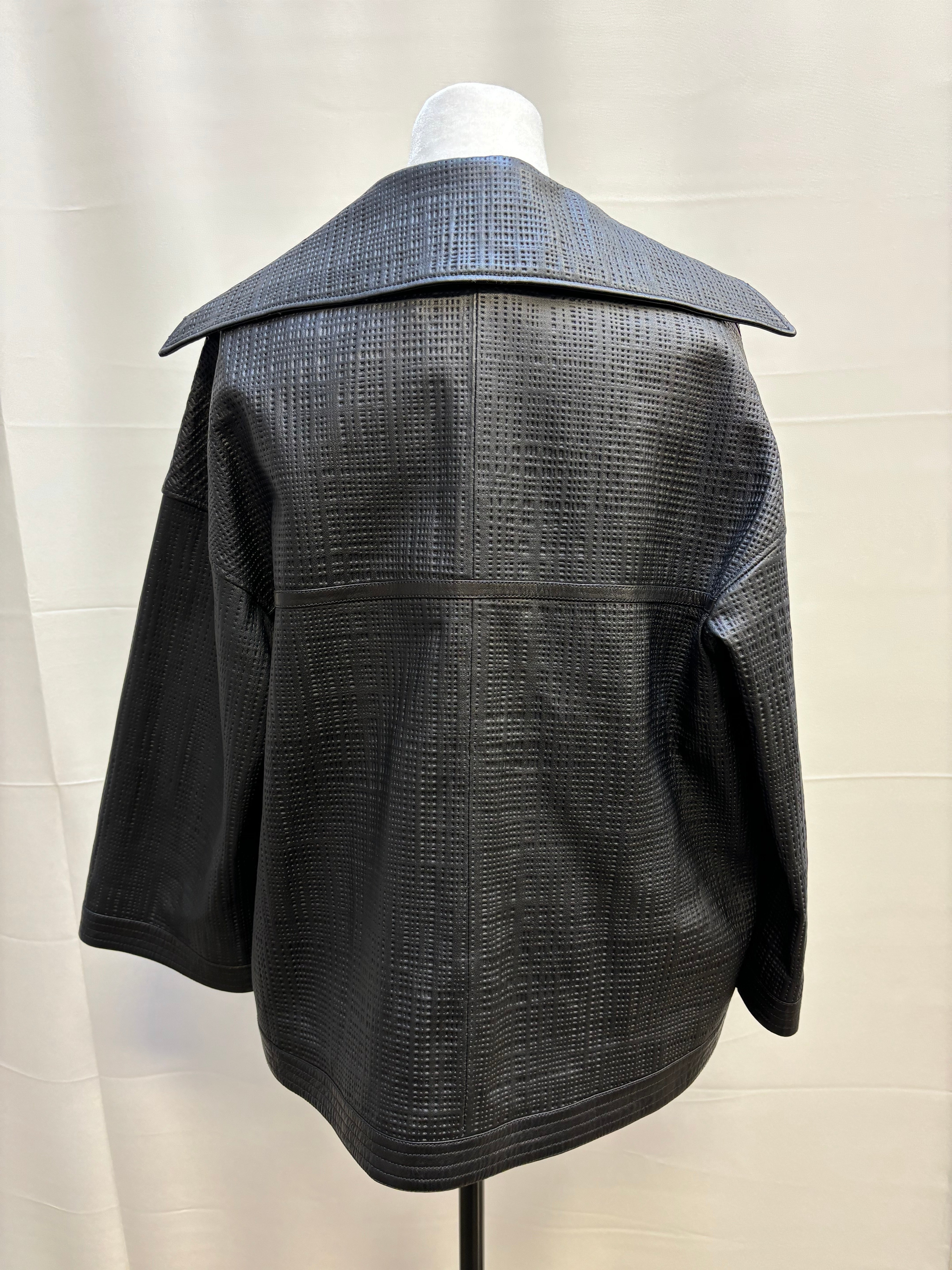 Chanel Draped Leather Jacket