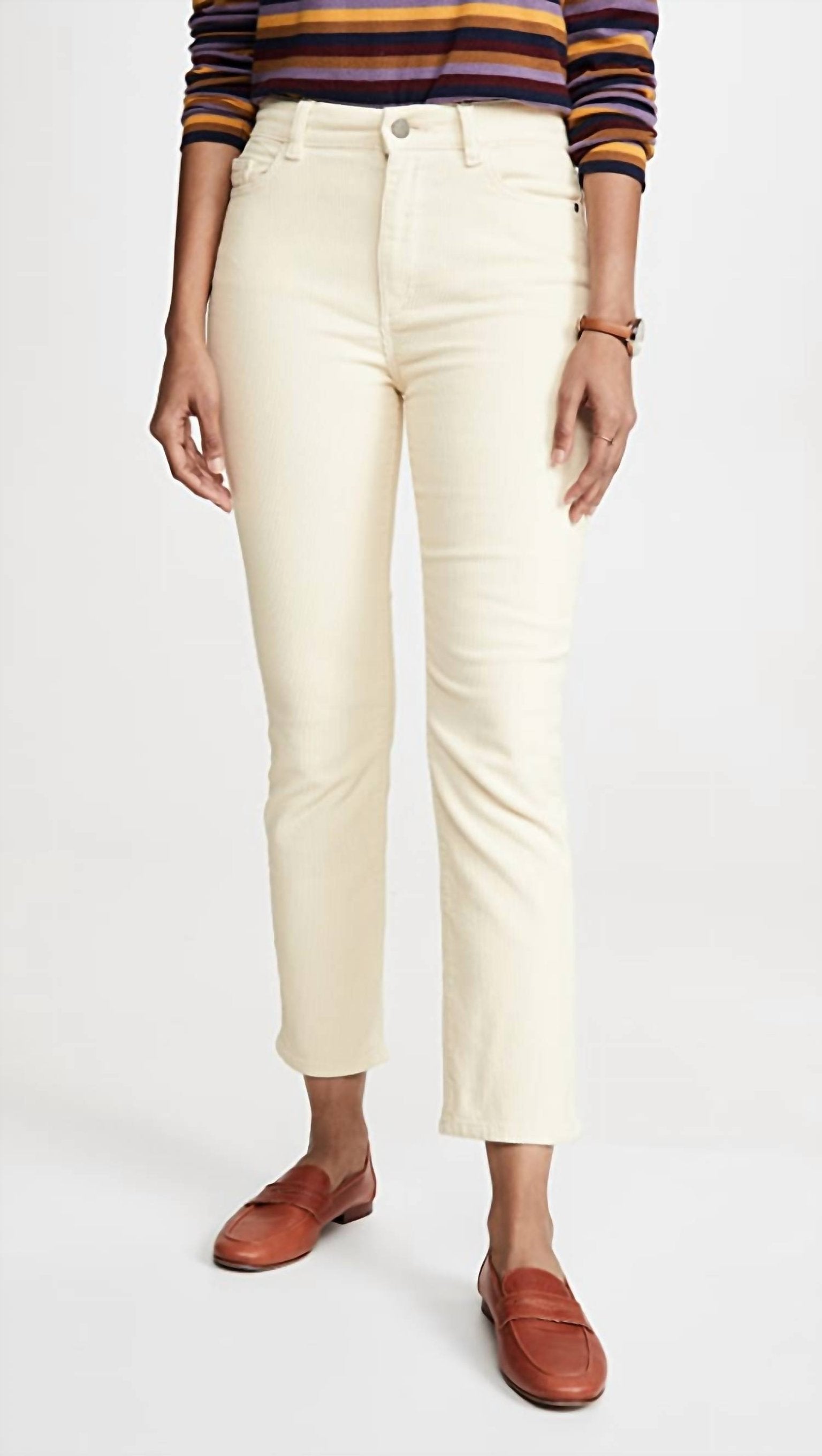 DL1961 cream corduroy pants