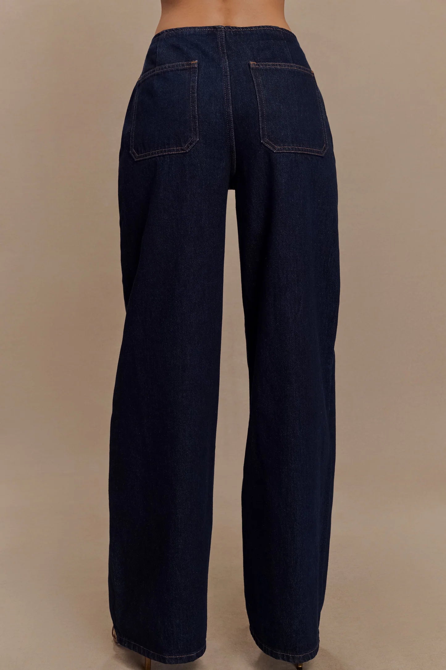 MESHKI Caitlin Mid Rise Denim Flare Jeans