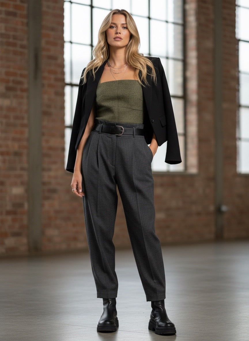Chanel Wool Halter Neck Top