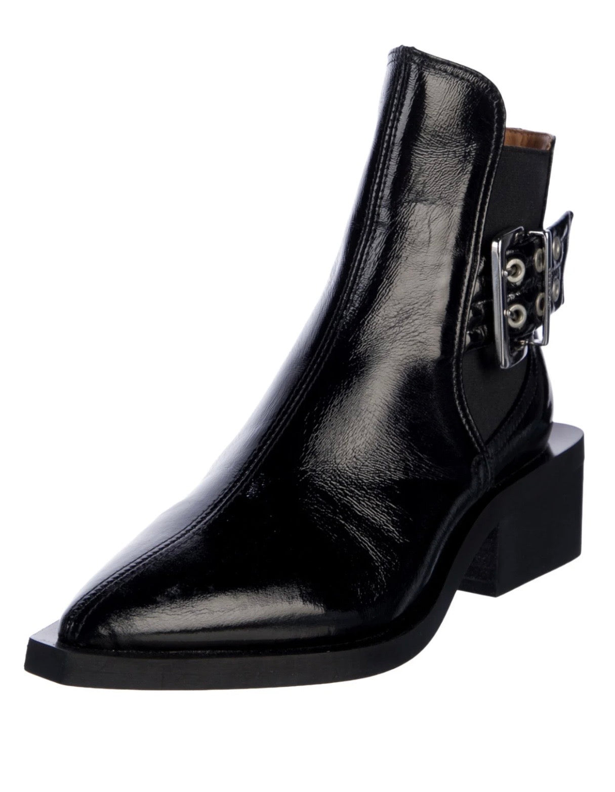 Ganni - Black Chunky Chelsea Boot