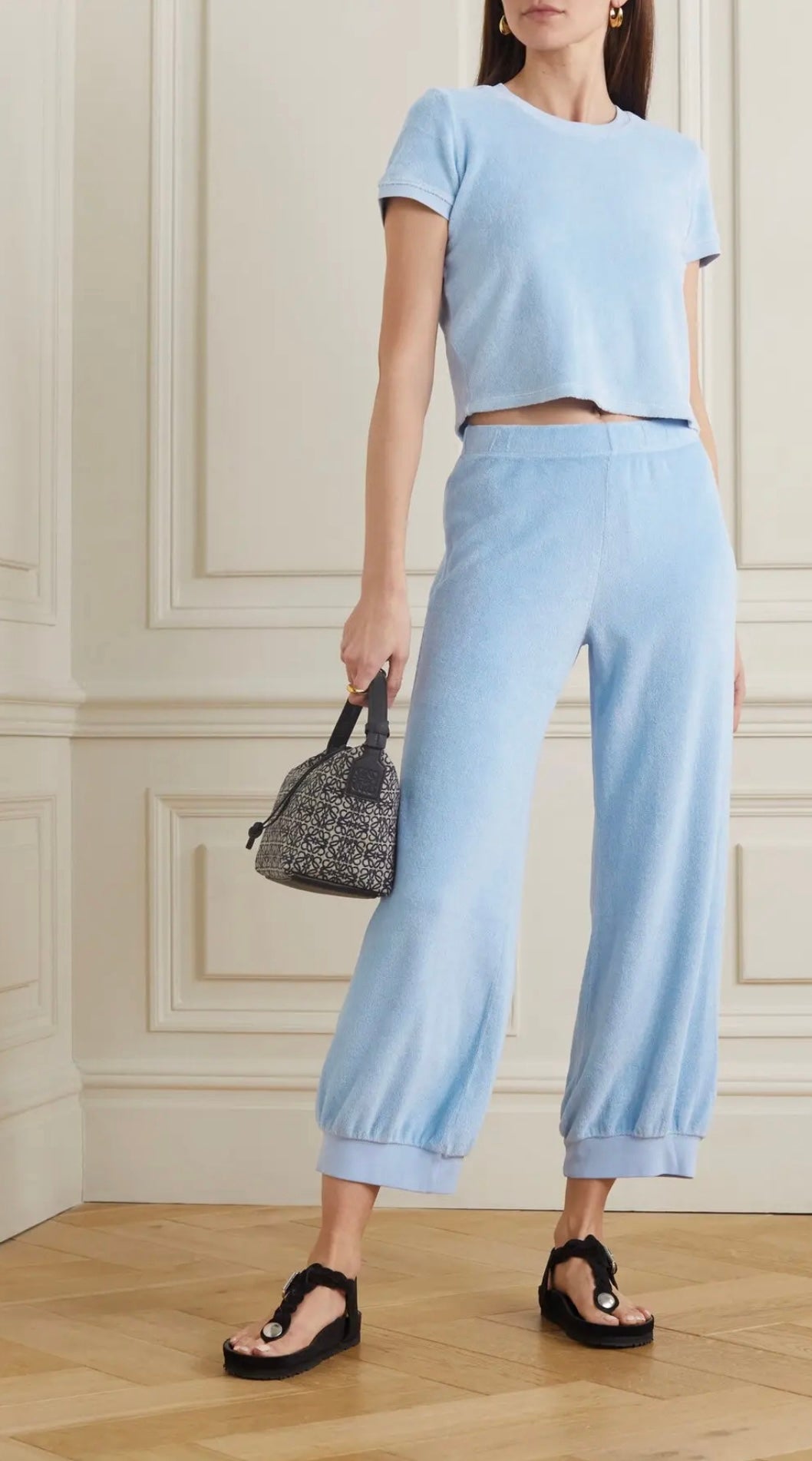 SUZIE KONDI -
Tosk Cotton-Blend Terry Track Pants & Top & Sweater
