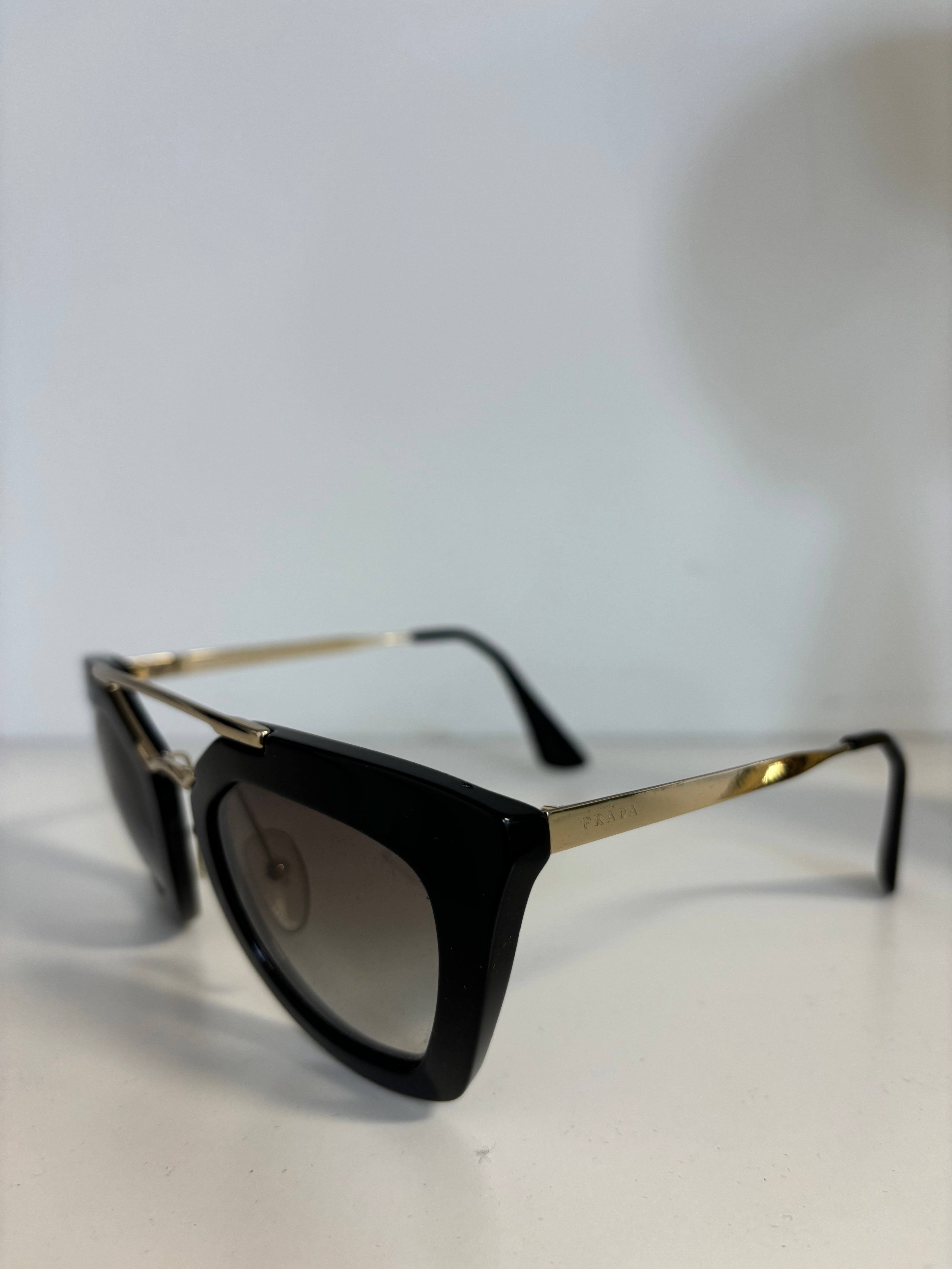Prada Sunglasses with Gold Arms