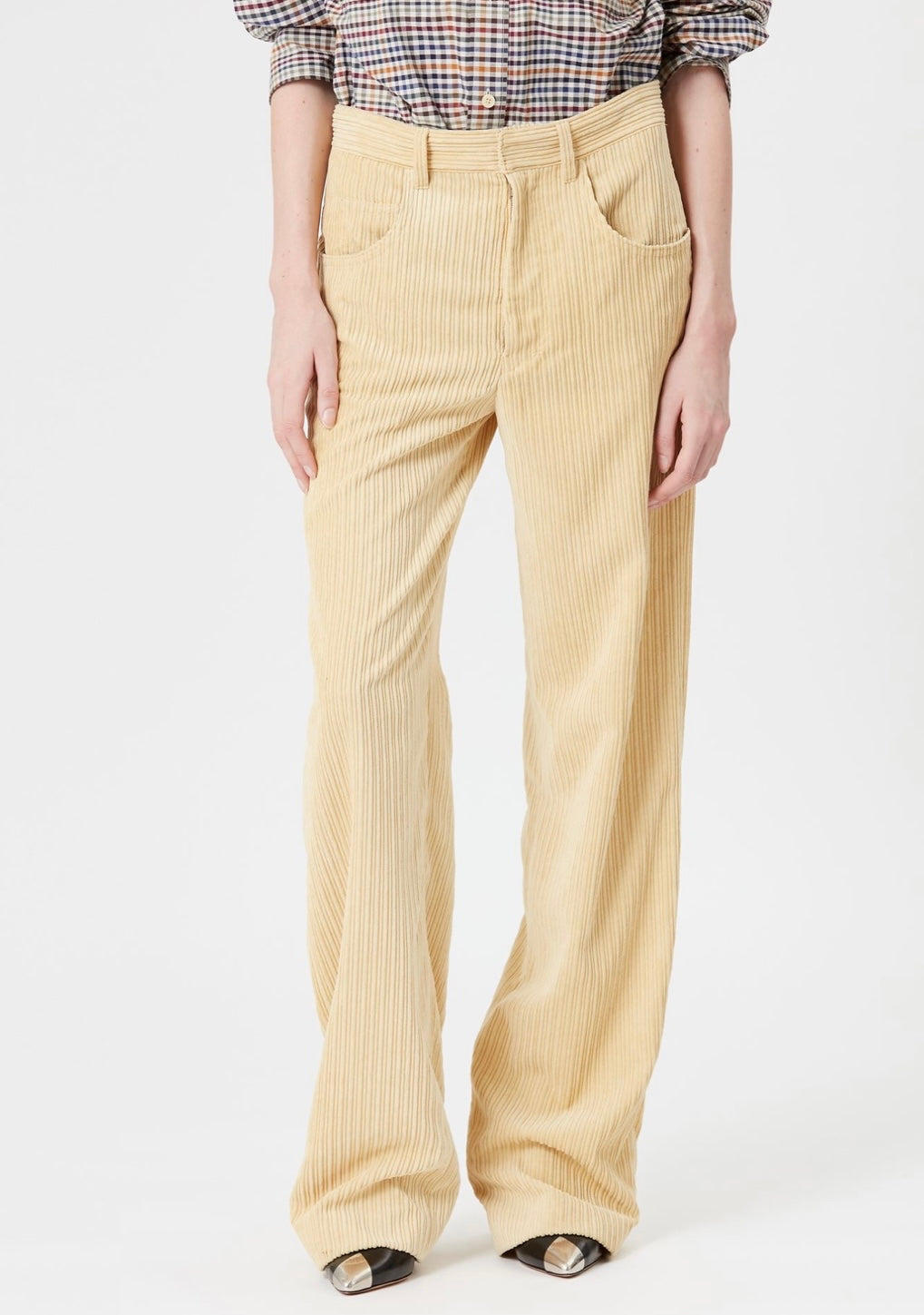 ISABEL MARANT - MILORSY CORDUROY VELVET FLARE PANTS