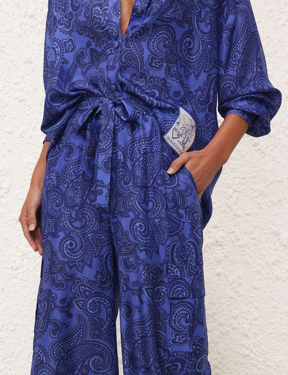 ZIMMERMANN purple paisley set