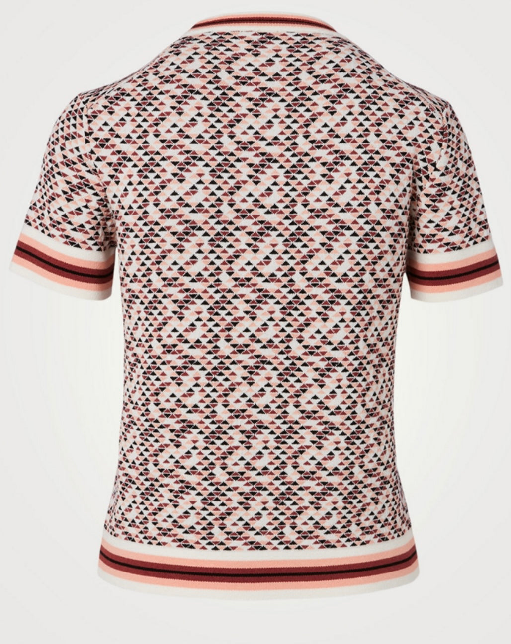 ELEVENTY
Jacquard Short-Sleeve Sweater