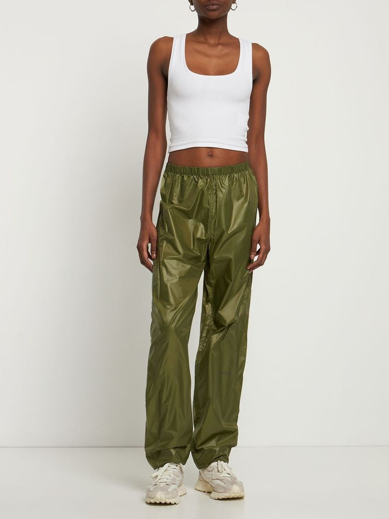 GANNI
Khaki Elasticized Trousers