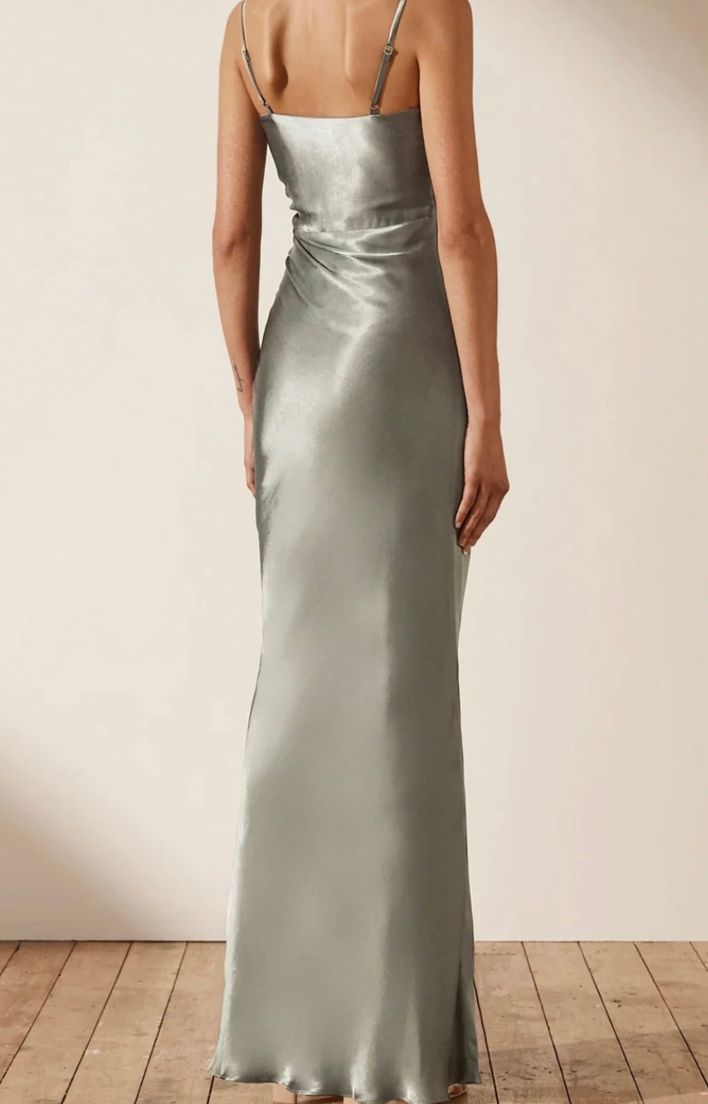 SHONA JOY - LA LUNE RUCHED MAXI DRESS - SAGE
PREFERRED FIBRE