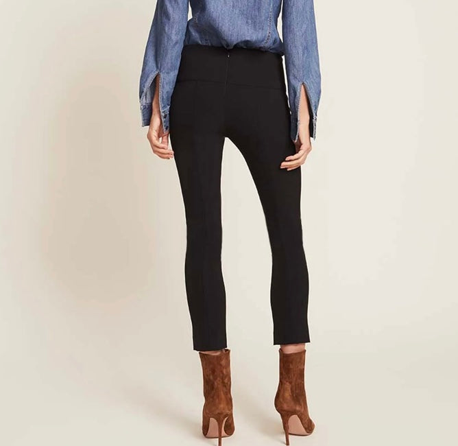 Veronica Beard Cropped Zip Back Pants