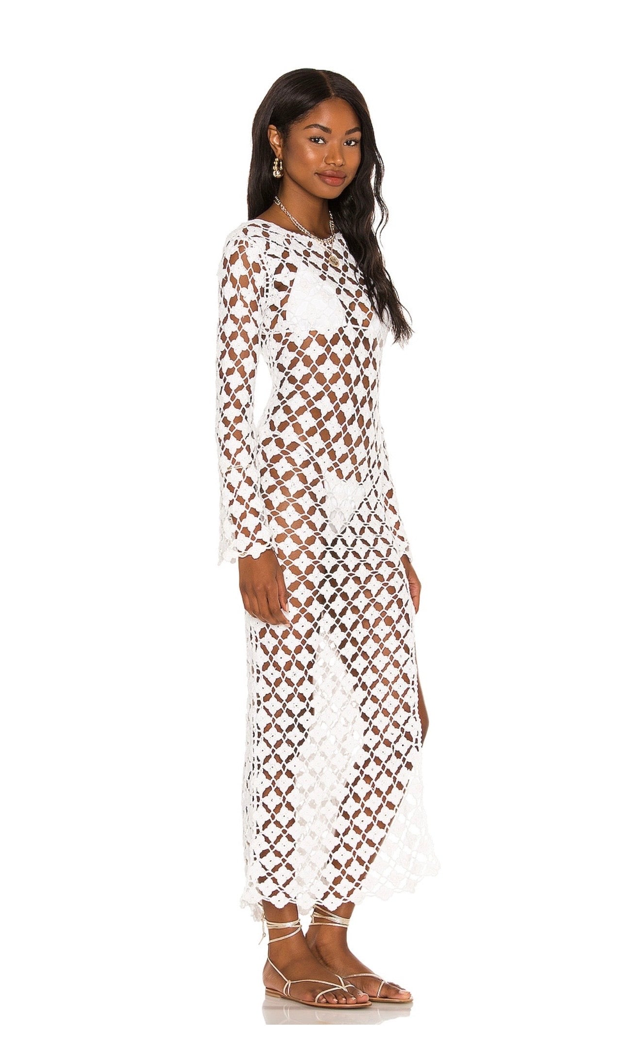 Tularosa - Arella MIDI Dress in White