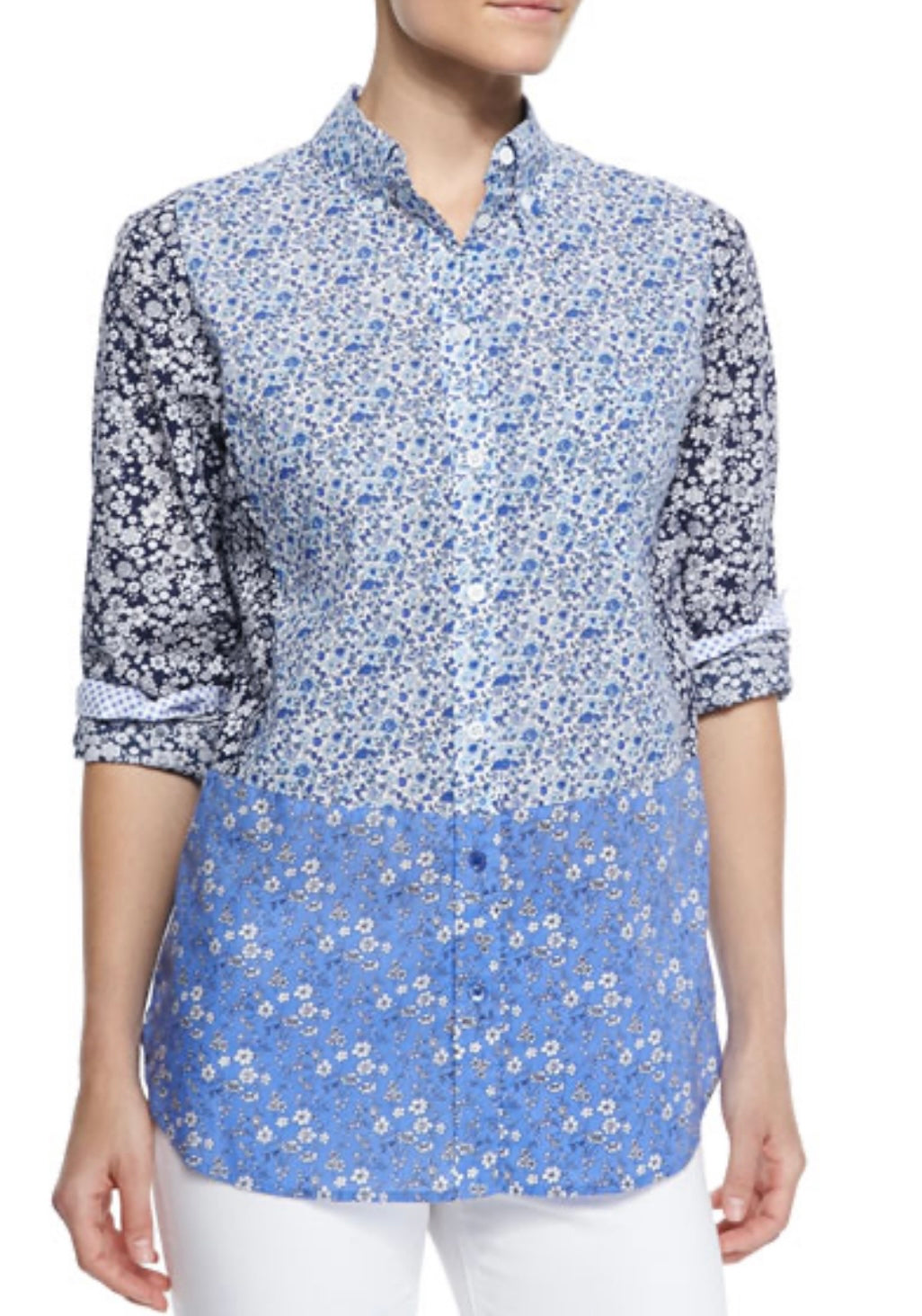 Equipment
Margaux Printed Long-Sleeve Silk Shirt