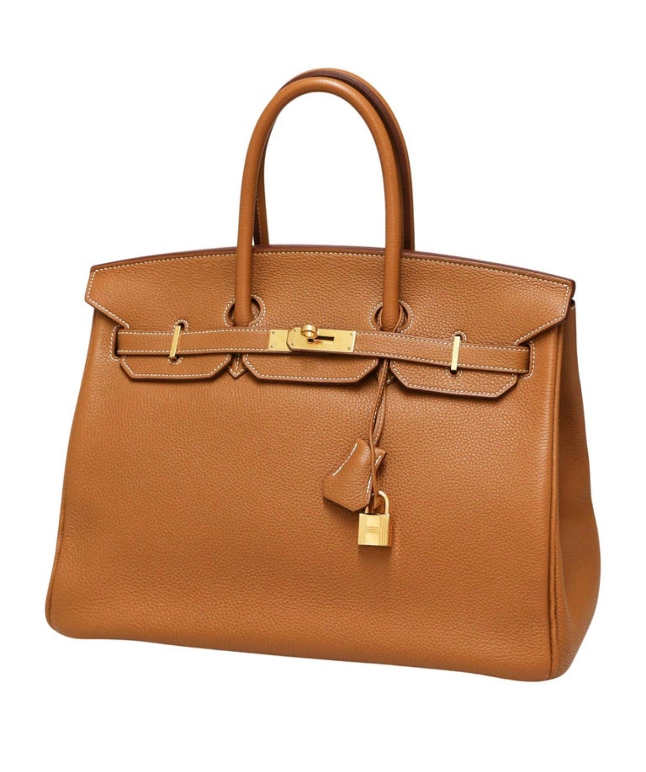 HERMES - Birkin Bag Gold 35 HERMES Togo Leather