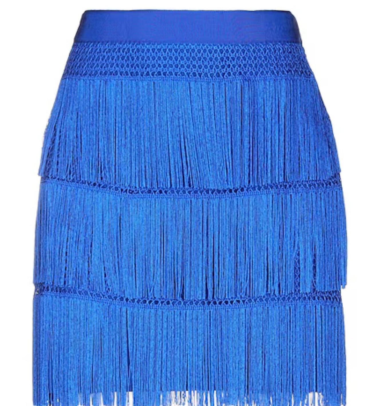 ALBERTA FERRETTI - fringe mini skirt