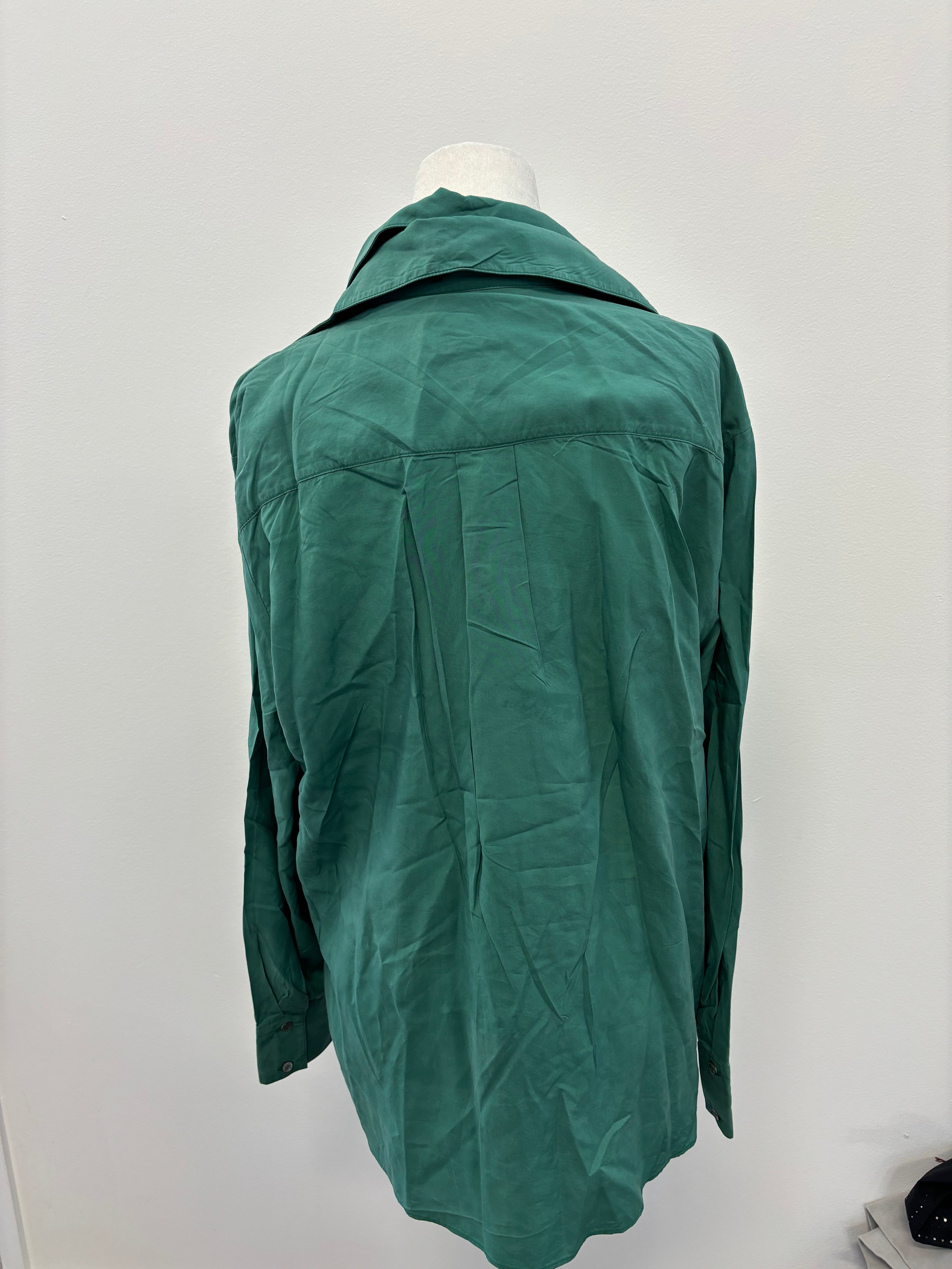 Morethan Yesterday Double Layer Collar Button Up