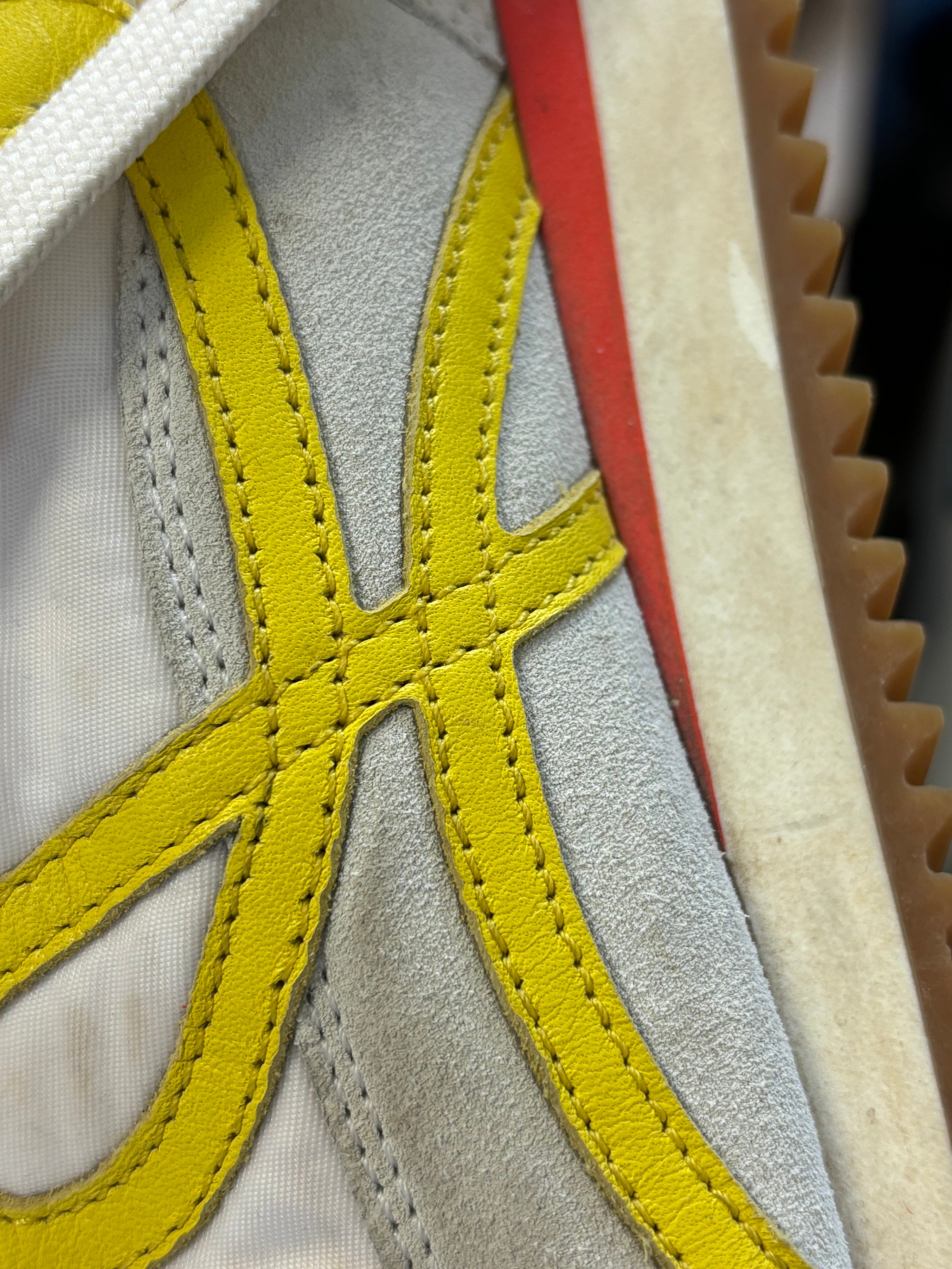 LOEWE sneakers, white with orange and yellow
