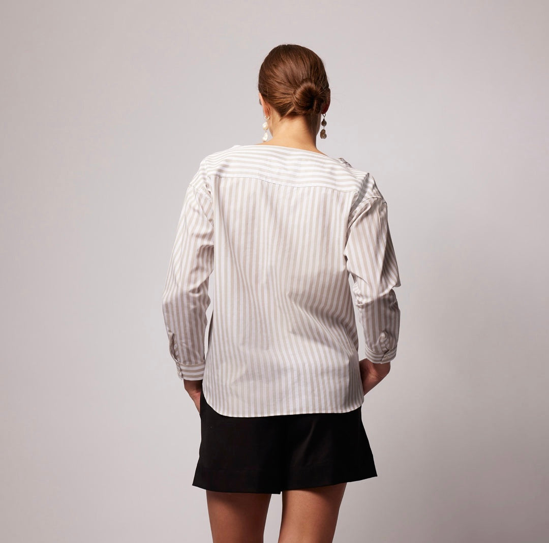 T. Line by Trouvaille Striped Blouse