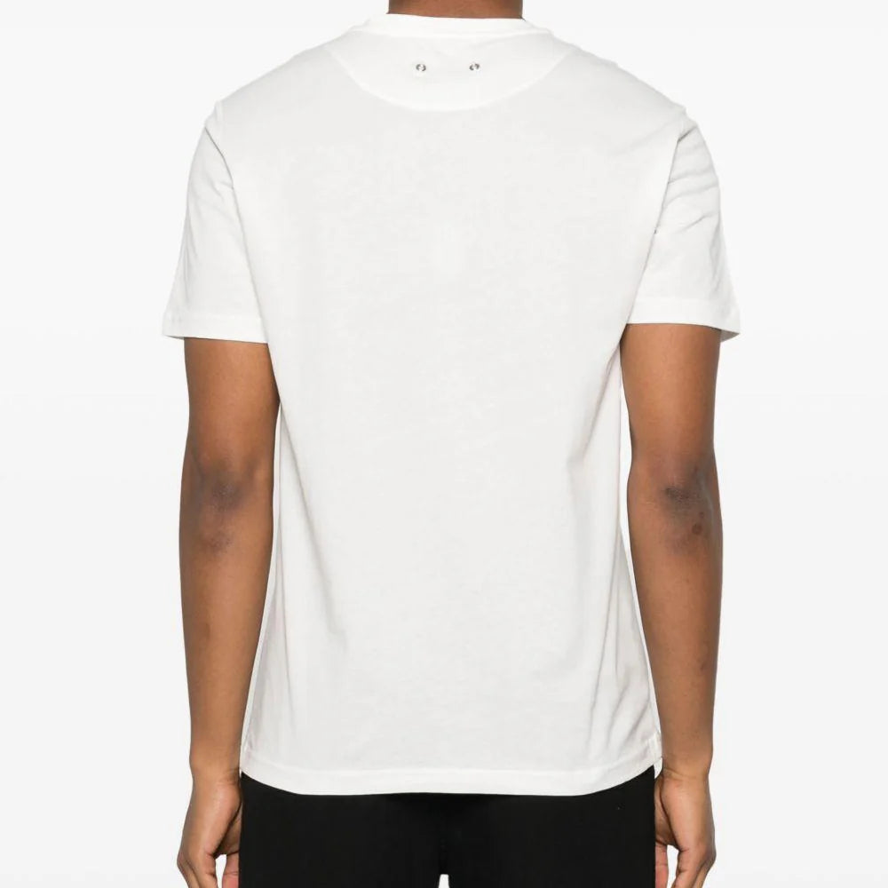 VILEBREQUIN white tshirt with embroidered turtle on pocket