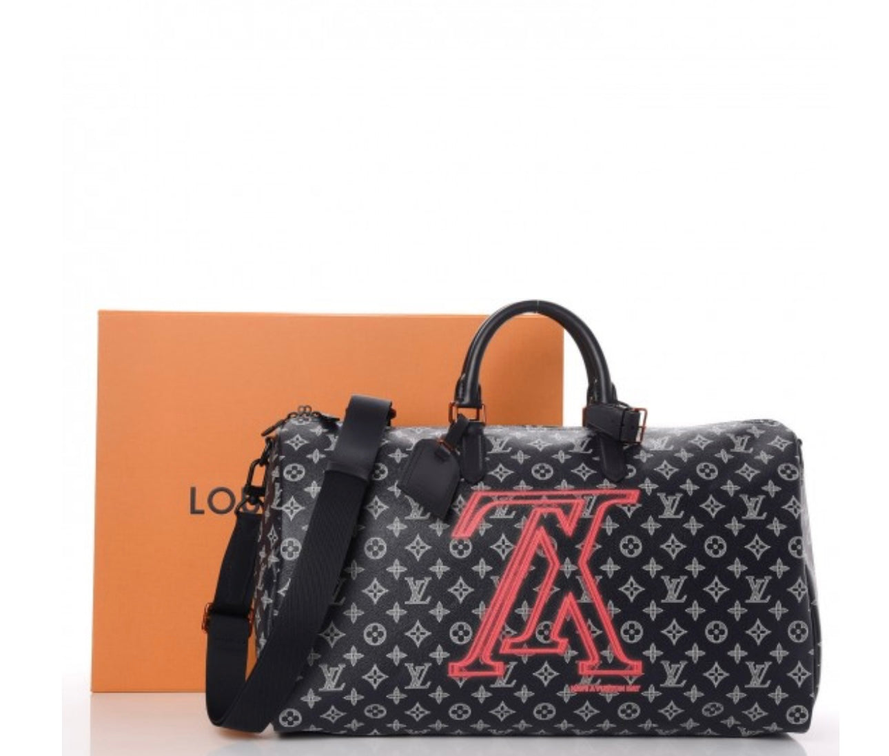 LOUIS VUITTON
Monogram Upside Down Keepall Bandouliere 50 Ink