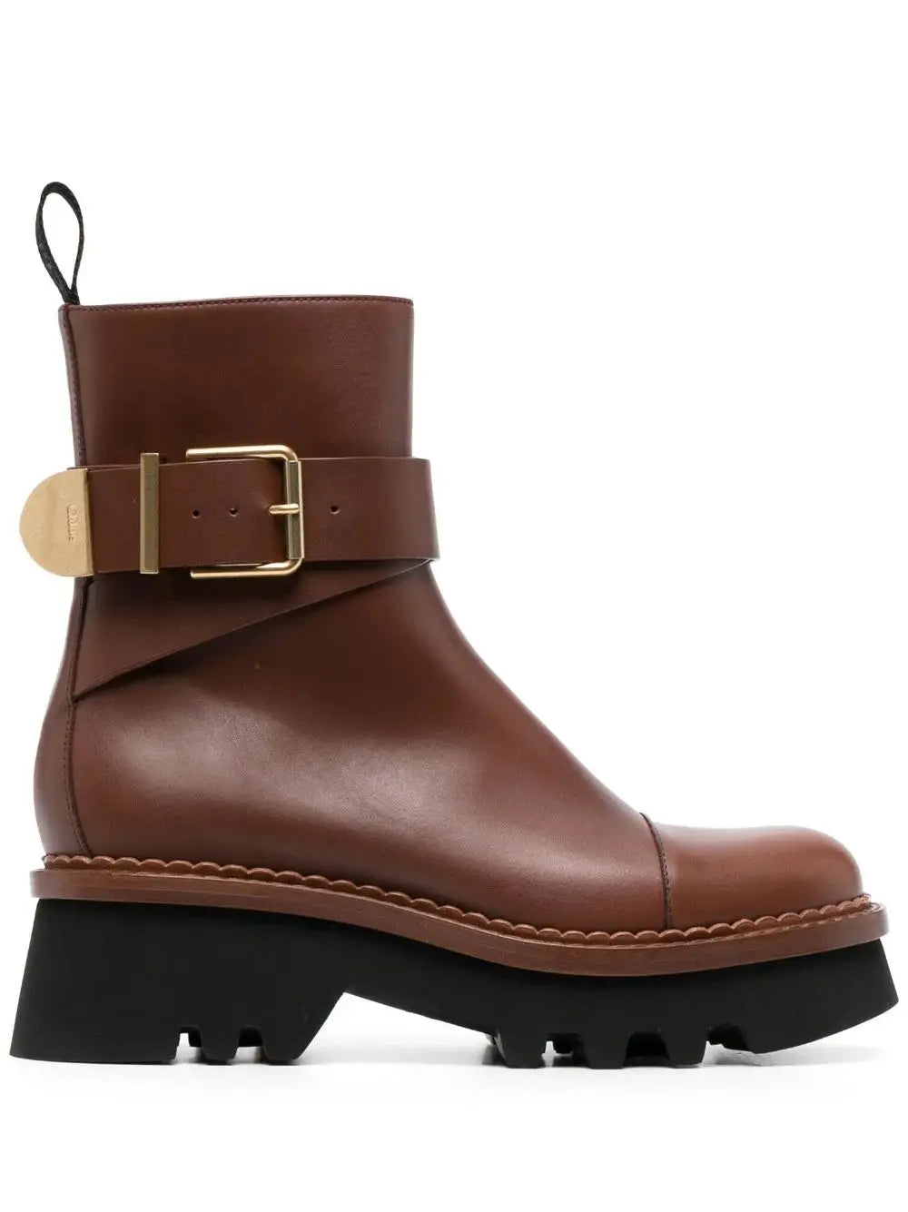 CHLOE owena leather ankle boots