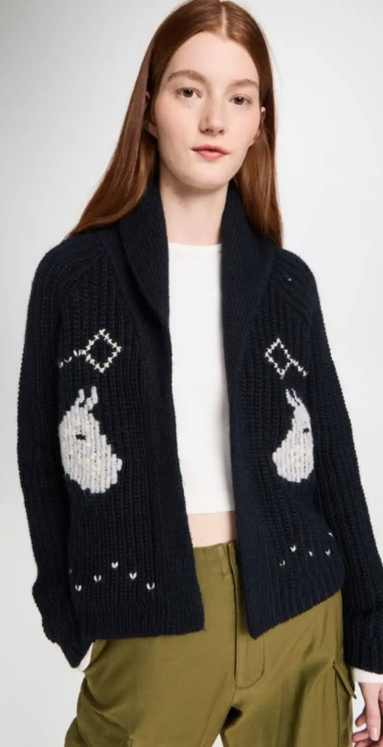 THE GREAT The Equestrian Lodge Cardigan