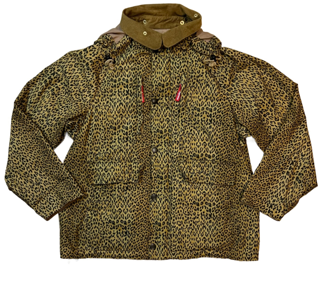 SUPREME X BARBOUR - LIMITED EDITION WAXED ANIMAL PRINT JACKET