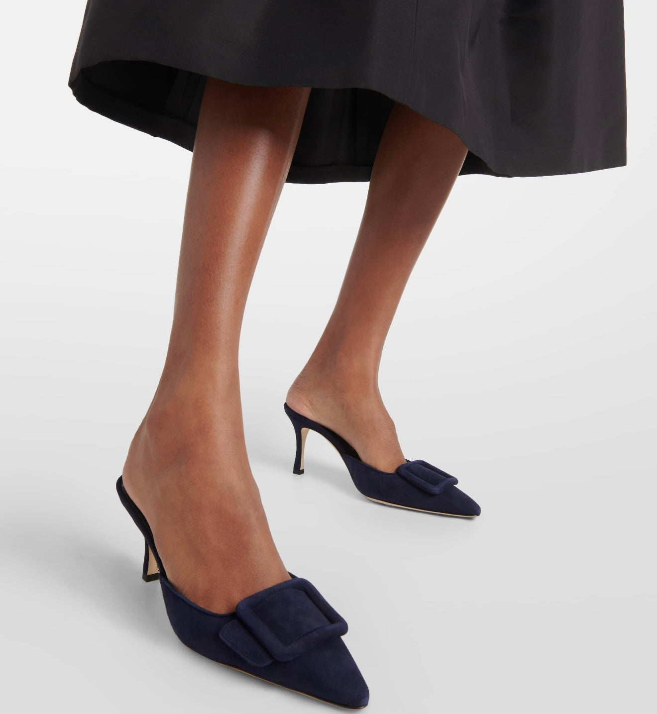 MANOLO BLAHNIK
Maysale suede mules