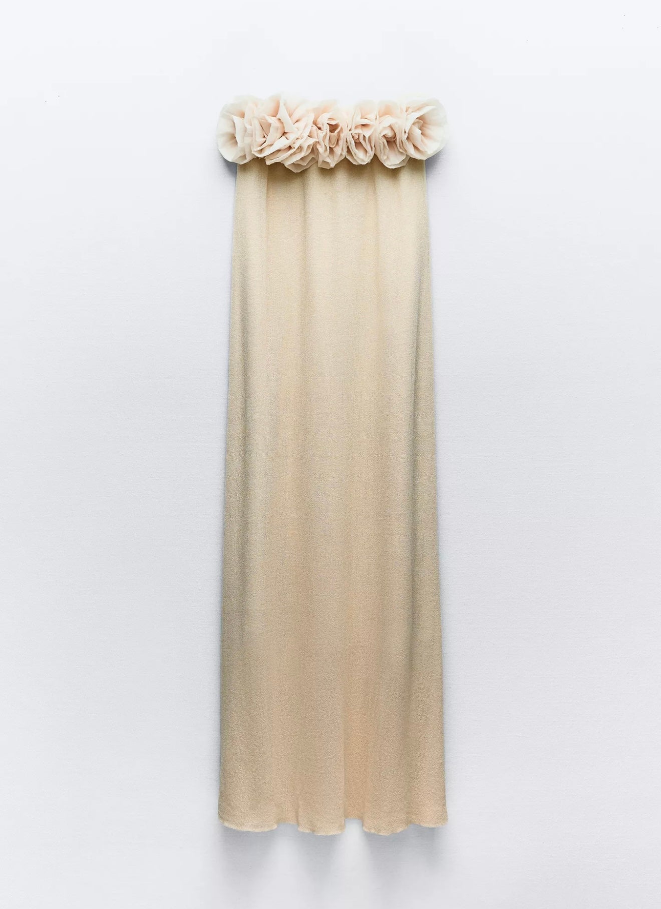 Zara LIMITED EDITION - Long Floral Knit Dress