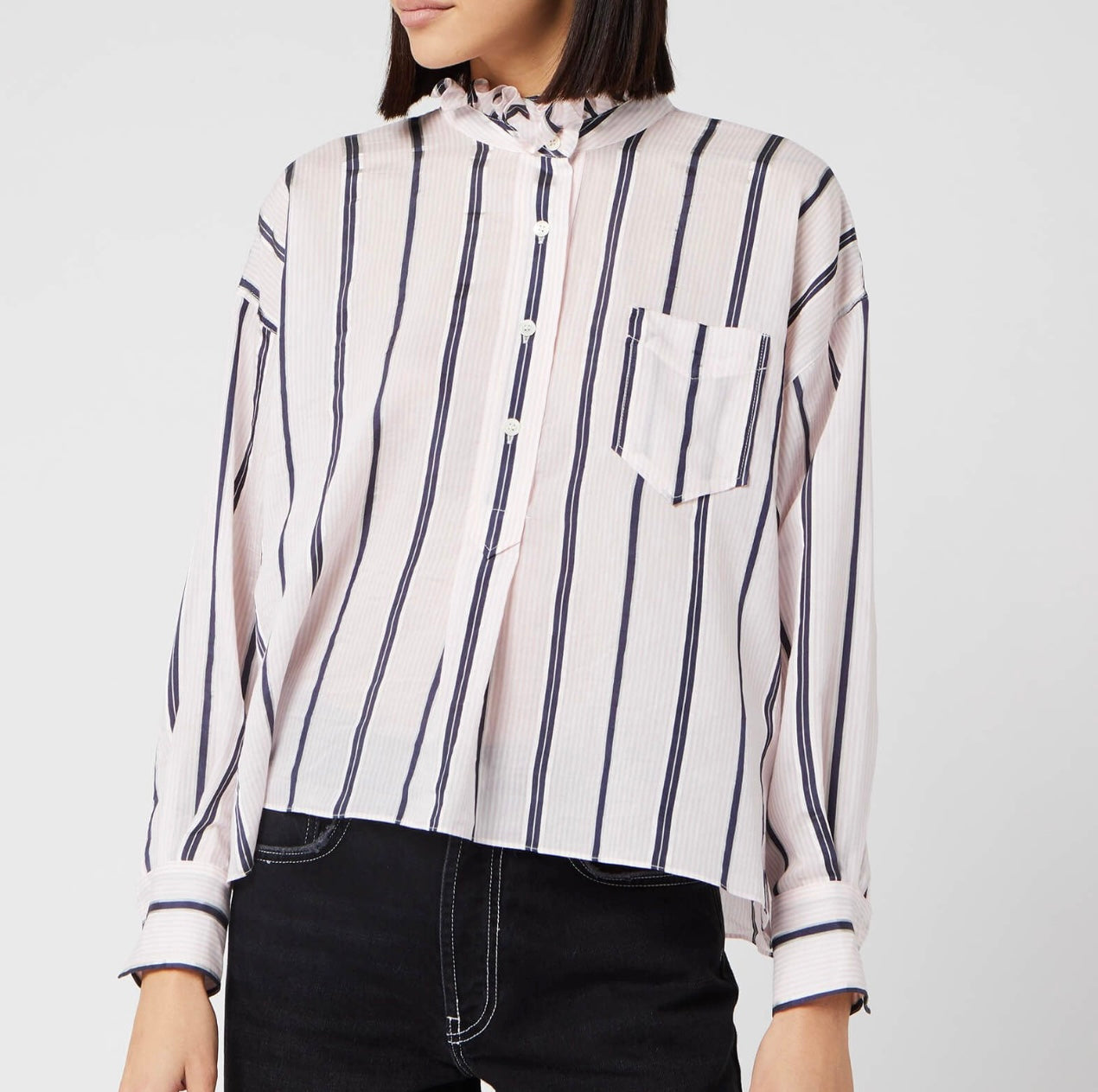 Marant Etoile Women's Olena Shirt - Light Pink