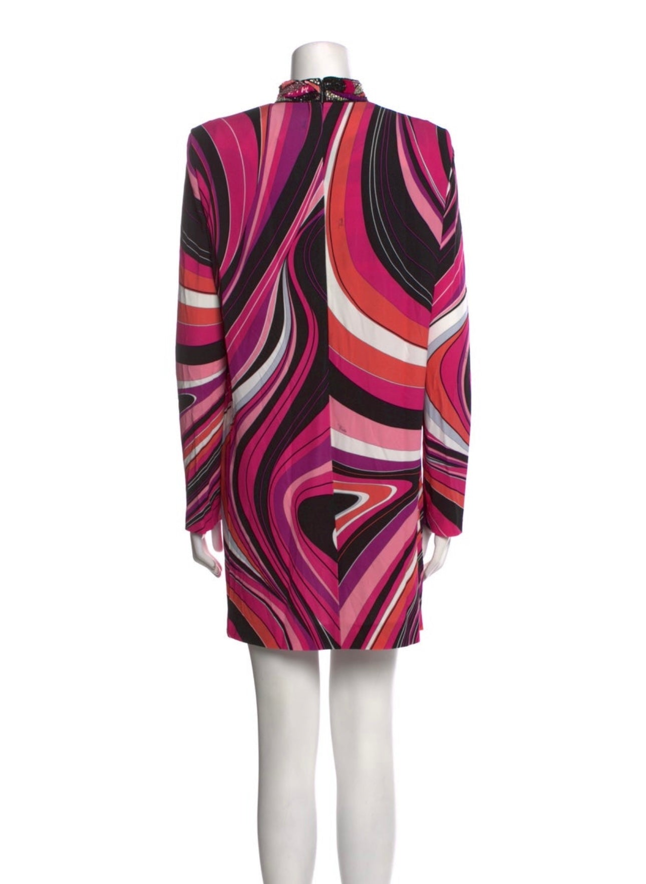 Emilio Pucci Sequin Neck Dress