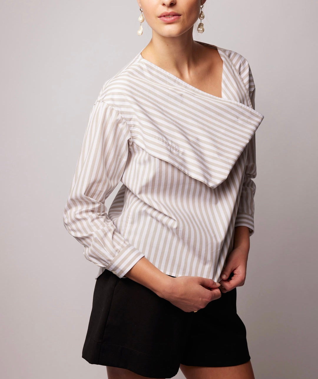 T. Line by Trouvaille Striped Blouse