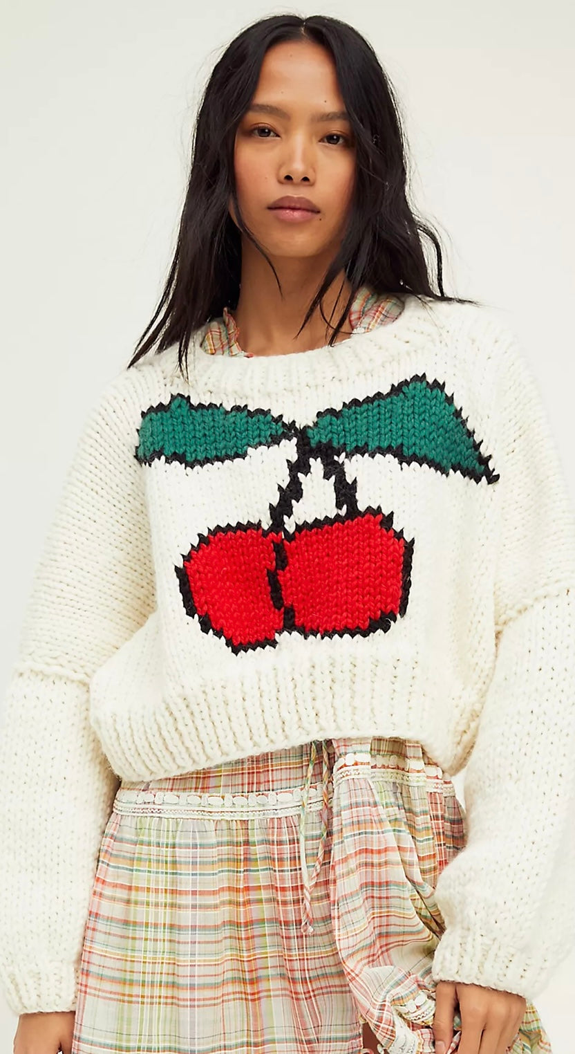 GOGO Sweaters - Cherry Pullover