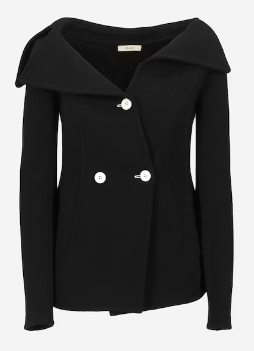CELINE - Off-Shoulder Wool Blazer